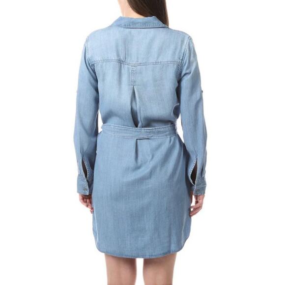 Cloth & Stone Denim Chambray Shirttail Dress - Picture 3 of 4